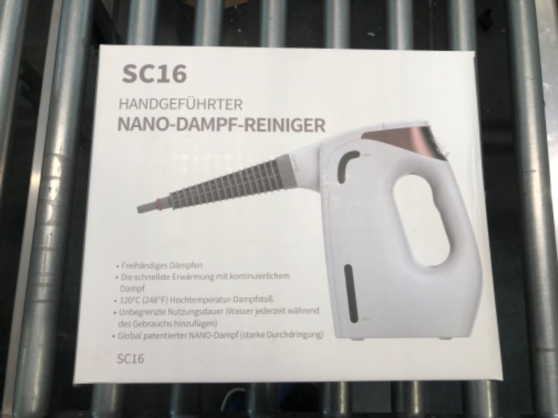 Photo 1 of Handheld Steam Cleaner, Handheld Steamer for Cleaning, with Steam Lock Button for Hands-free Steaming