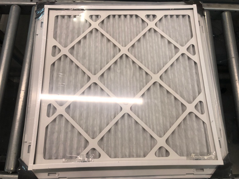 Photo 3 of Handua 20"W x 20"H [Duct Opening Size] Filter Included Steel Return Air Filter Grille [Removable Door] for 1" Filters, Vent Cover Grill, White, Outer Dimensions: 22 5/8"W X 22 5/8"H for 20x20 Opening 20"W x 20"H [Duct Opening]