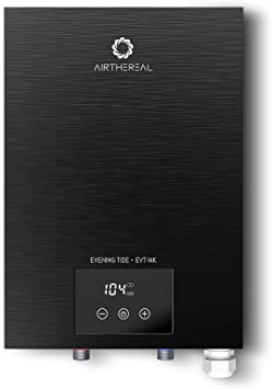 Photo 1 of Airthereal Electric Tankless Water Heater 14kW, 240Volts - Endless On-Demand Hot Water - Self Modulates to Save Energy Use - Small Enough to Install Anywhere - for 1 Shower, Evening Tide series