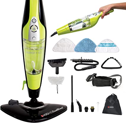 Photo 1 of H2O HD 5 in 1 All Purpose Hand Held Cleaner for Home Use Complete (14 Piece Dual Blast Cleaning Accessory Kit)