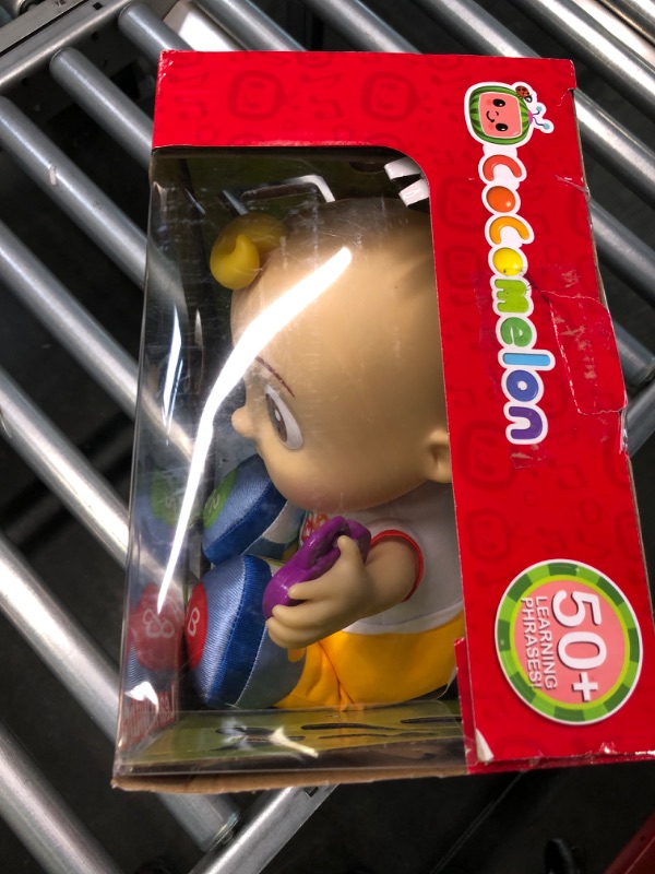 Photo 4 of CoComelon Interactive Learning JJ Doll with Lights, Sounds, and Music to Encourage Letter, Number, and Color Recognition, Kids Toys for Ages 18 Month