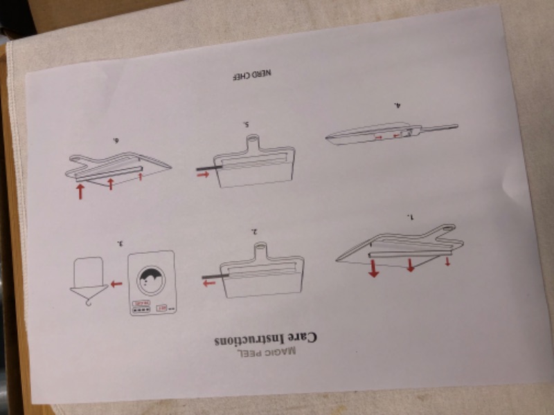 Photo 4 of Nerd Chef Magic Peel - The Pizza Peel That Transfers Pizza Perfectly | Non-Stick (14" Wide)