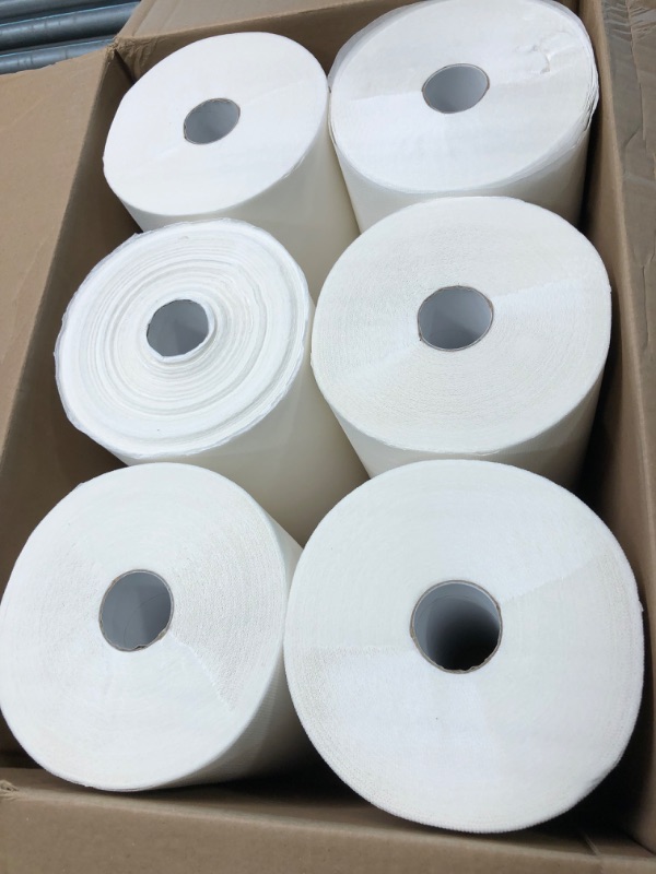 Photo 4 of High Capacity (Tad) Paper Towels - Hand Towels 10 Inch Wide Rolls (6 Rolls) Premium Quality Fits Touchless Automatic roll Towel Dispenser