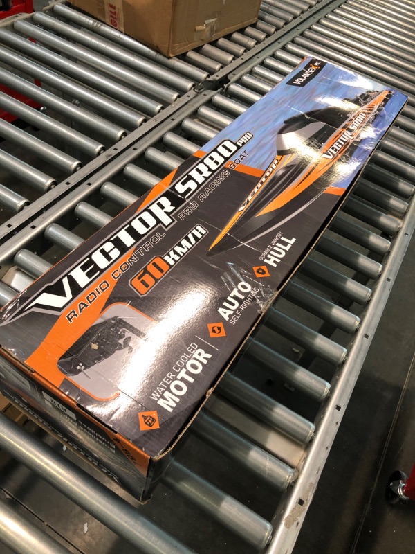 Photo 2 of VOLANTEXRC Brushless Remote Control Boat VectorSR80 45MPH High-Speed RC Boats for Adults Ready to Run Waterproof Design Fast RC Boat with Self-Righting for Lake & River Toy Gifts (798-4 RTR) Rc Boats 798-4 Rtr
