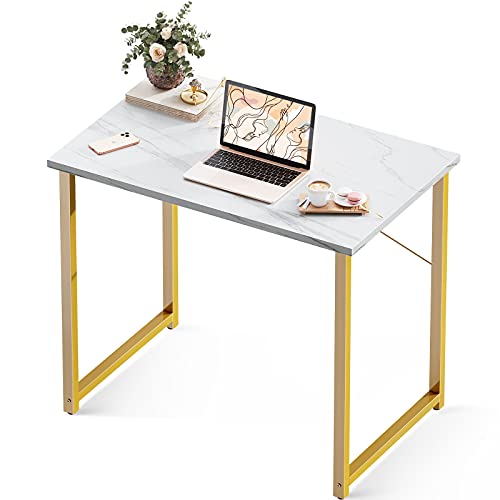 Photo 1 of Coleshome Modern Simple High-Level Color Matching Computer Desk,31 Inch Home Of