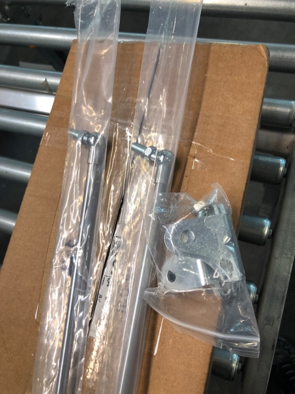 Photo 1 of 20 Inch 100lb/445N Per Gas Shock Strut Spring for RV Bed Boat Bed Cover Door Lids Floor Hatch Door Shed Window and Other Custom Heavy Duty Project, Set of 2 Veapgoo 100lb/445N 20in
