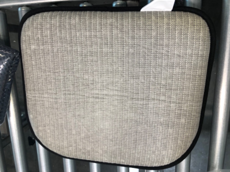 Photo 1 of Dark Slate Gray Kitchen Dining Chair Cushions Set of 4 Pack Foam Seat Cushions Non-Slip Thick Durable Soft Chair Pads for Office Washable, 15In*17In Dark Grey 4