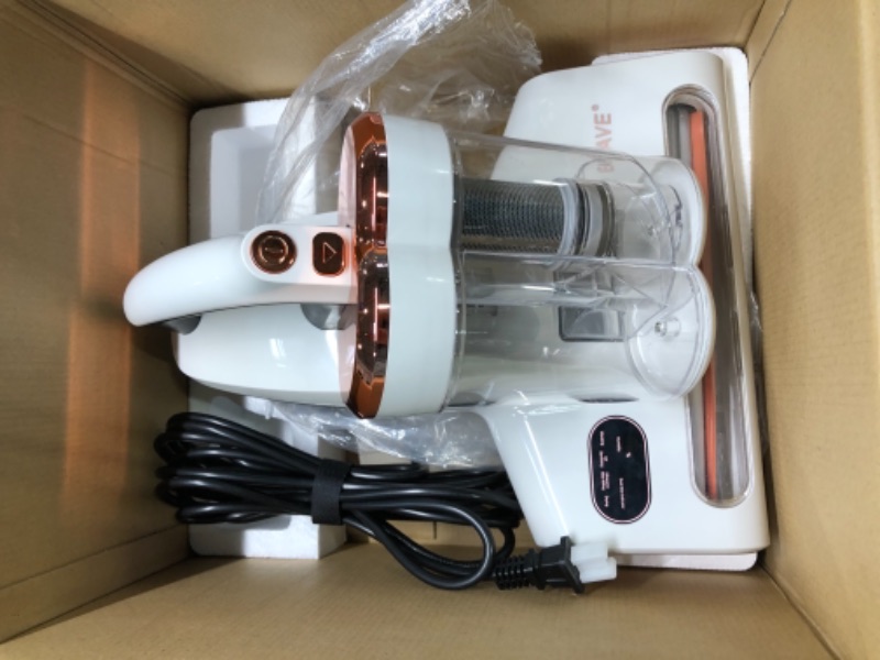 Photo 3 of Bed Vacuum Cleaner, Mattress Vacuum Cleaner, 15000Pa Strong Suction, 36000 Times/Min Powerful Vibration, Hot Air Drying While Cleaning, Handheld Vacuum for Bed, Mattress, Blanket, Pillow, Sofa, Carpet