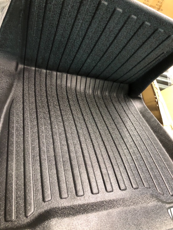 Photo 5 of Tesla Model Y Floor Mats 2022 2021 2023 Mats Custom Fit Waterproof Anti-Slip Accessories All Weather Floor Mat Suitable for 5 Seats