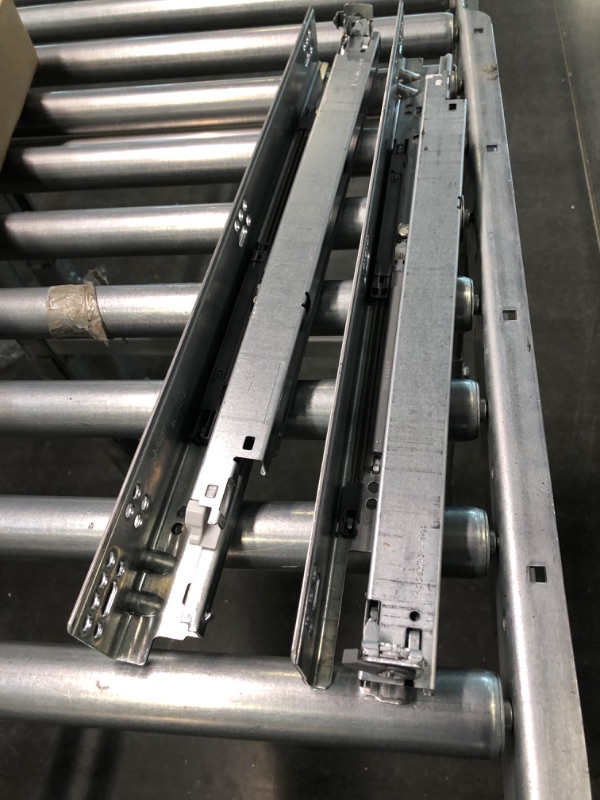 Photo 1 of Bundle - 18" BLUM TANDEM Drawer Slides with BLUMOTION. Includes Slides 563H, Locking Devices, Rear Mounting Brackets, Screws and Instructions. 18 INC.