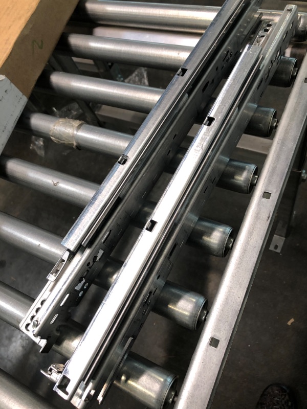 Photo 1 of Bundle - 18" BLUM TANDEM Drawer Slides with BLUMOTION. Includes Slides 563H, Locking Devices, Rear Mounting Brackets, Screws and Instructions. 18 INC.