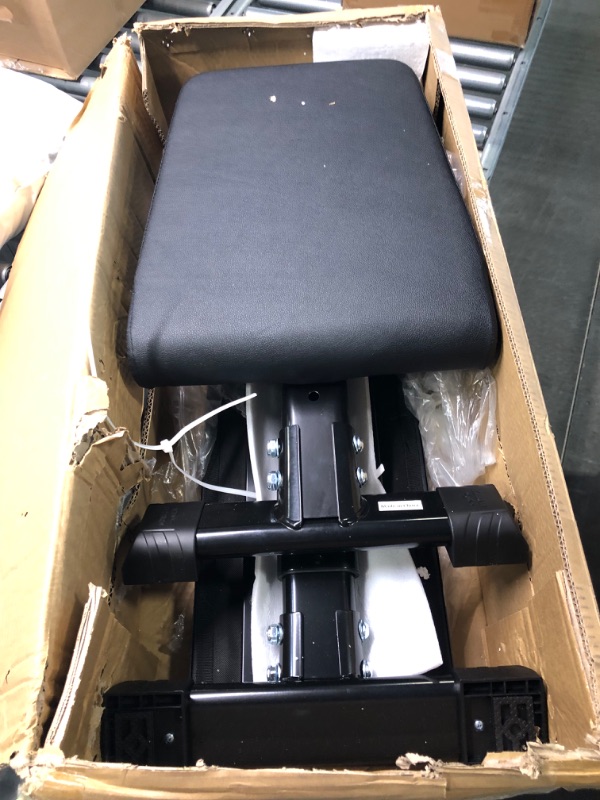 Photo 3 of FLYBIRD Weight Bench, Adjustable Strength Training Bench for Full Body Workout with Fast Folding-New Version black-2