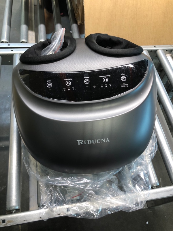 Photo 3 of TRIDUCNA Shiatsu Foot Massager Machine with Heat and Remote, Electric Heated Feet Massage, Deep Kneading, Air Compression for Tired Muscles Relax and Plantar Fasciitis, for Home or Office Use