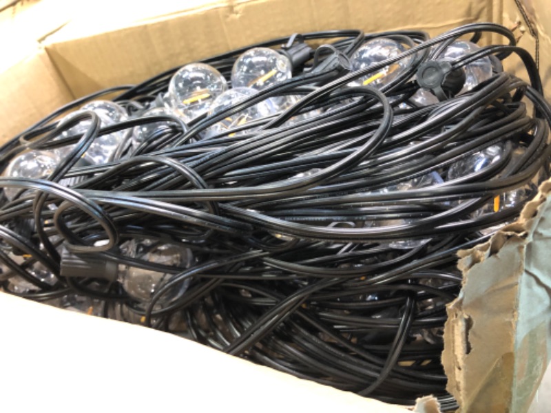 Photo 4 of 200FT (2x100FT) Globe Outdoor Lights String