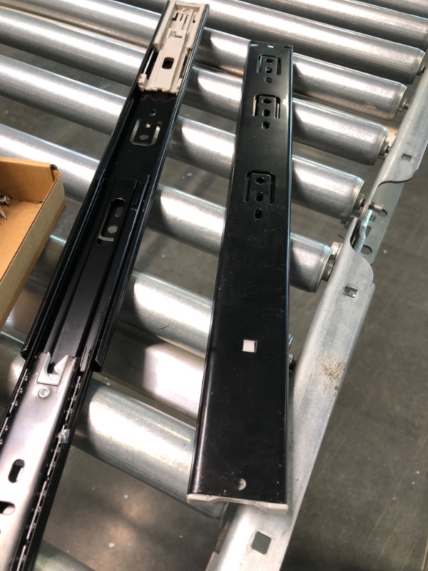 Photo 4 of Welan Soft Close Drawer Slides, 3 Fold Full Extension Less Noise Ball Bearing Drawer Slides, Heavy Duty Drawer Slides, 16 Inch, 1 Pair 16 Inch 1