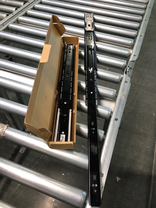 Photo 5 of Welan Soft Close Drawer Slides, 3 Fold Full Extension Less Noise Ball Bearing Drawer Slides, Heavy Duty Drawer Slides, 16 Inch, 1 Pair 16 Inch 1