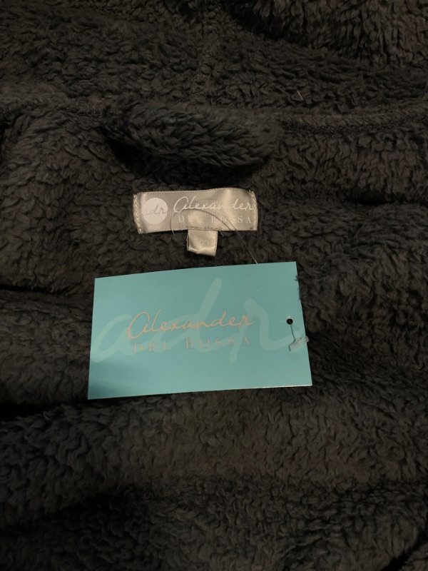 Photo 1 of Alexander Del Rossa Women's Soft Plush Fleece Hooded Bathrobe, Full Length Long Warm Lounge Robe with Hood---Size L / XL---