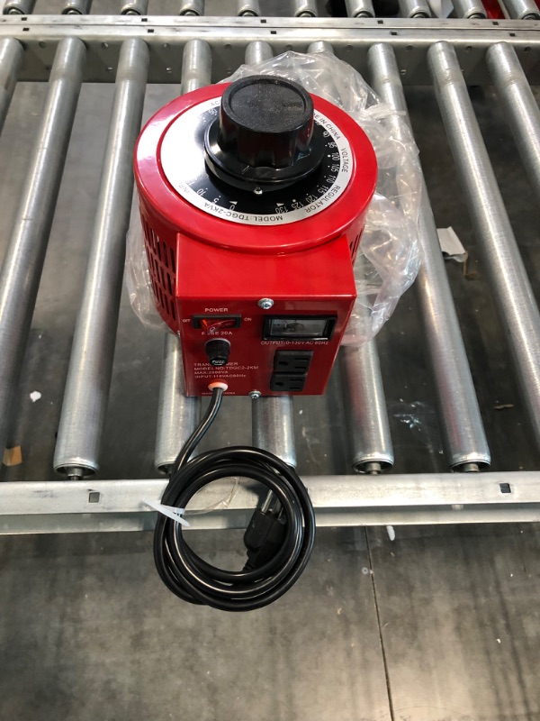 Photo 1 of tonchean 2000VA Auto Transformer Variable Voltage Transformer Variac Variable Transformer 20Amp Auto AC Variable Voltage Converter 110V Input to 0-130V AC Output for Industries Equipment Appliances