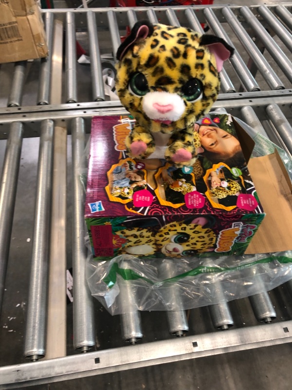 Photo 3 of FurReal Lil’ Wilds Lolly The Leopard Plush Toy, Electronic Pets, with 40+ Sounds and Reactions; Interactive Pet, Animatronic Toys for 4 Year Old Girls and Boys and Up