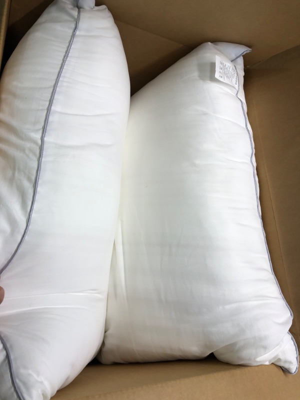 Photo 3 of Bed Pillows for Sleeping Queen Size 2 Count Cooling Pillows for Side Back and Stomach Sleepers Down Alternative Filling Luxury Soft
