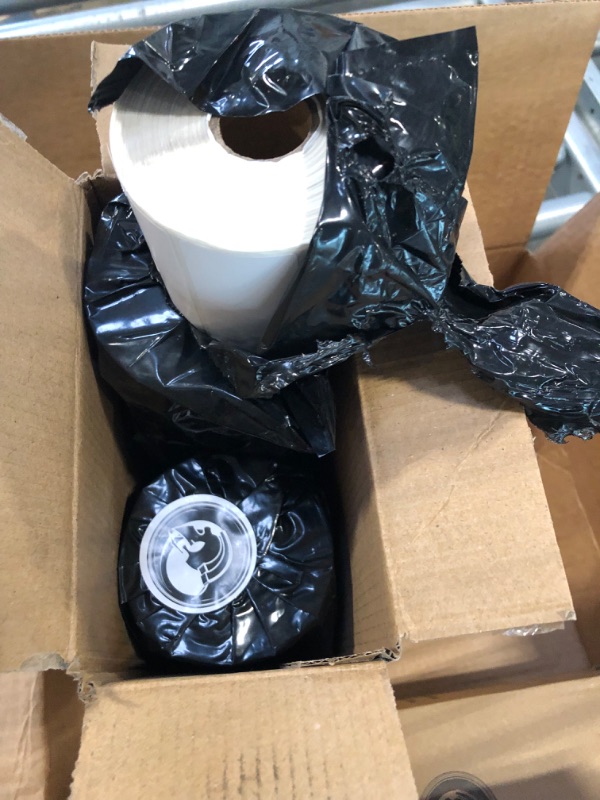 Photo 1 of SPARTAN BRAND 2 ¼” X 1 ¼” Direct Thermal Labels for Barcodes, Address, Perforated & Compatible Rollo, Zebra, & Other Desktop Label Printers (12 Rolls, 1000/Roll)