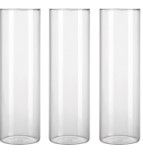 Photo 1 of CUCUMI 6 Pack Glass Cylinder Vase 6,12 Inch Tall Clear Vases for Wedding Centerpieces Flower Vases for Rustic Home Decor Formal Dinners Party Event Hurricane Floating Candle Holder Vase