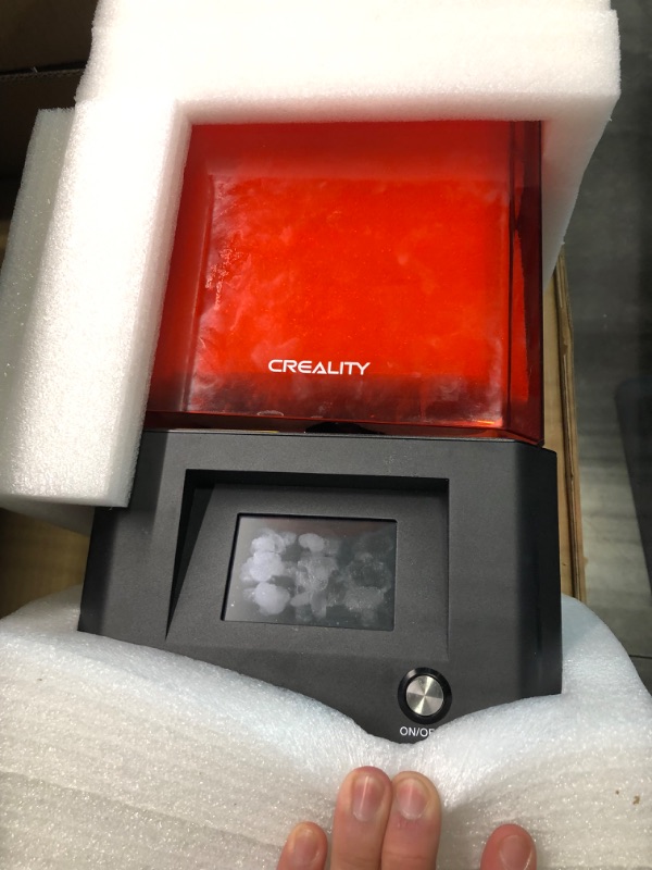 Photo 3 of Official Creality LD-002H Resin 3D Printer, Creality Resin Printer with 6.08 Inch 2K Monochrome LCD Advanced Light Source High Precision Air Filtration System Large Printing Size 5.12x3.23x6.3inch