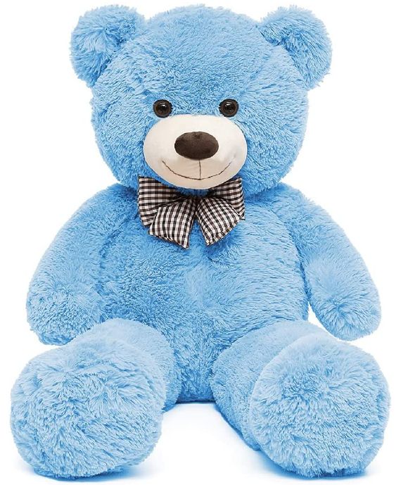 Photo 1 of MaoGoLan Big Blue Teddy Bear 39 inch Stuffed Animal Giant Stuffed Bear Toy for Boys and Girls