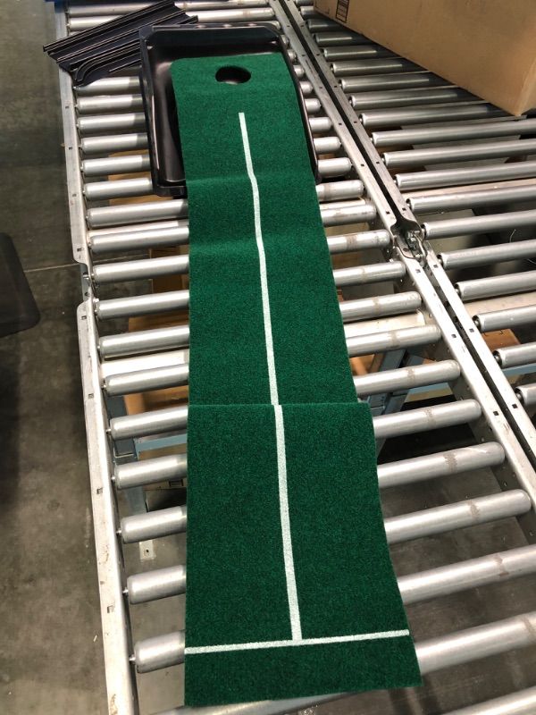 Photo 3 of KOFULL Putting Green Matt for Indoors | Office | Home, 7Ft Golf Putting Mat with Ball Return, Mini Golf Game | Kids Golf, Golf Gifts for Men Unique, Golf Accessories for Golfer | Dad Gifts