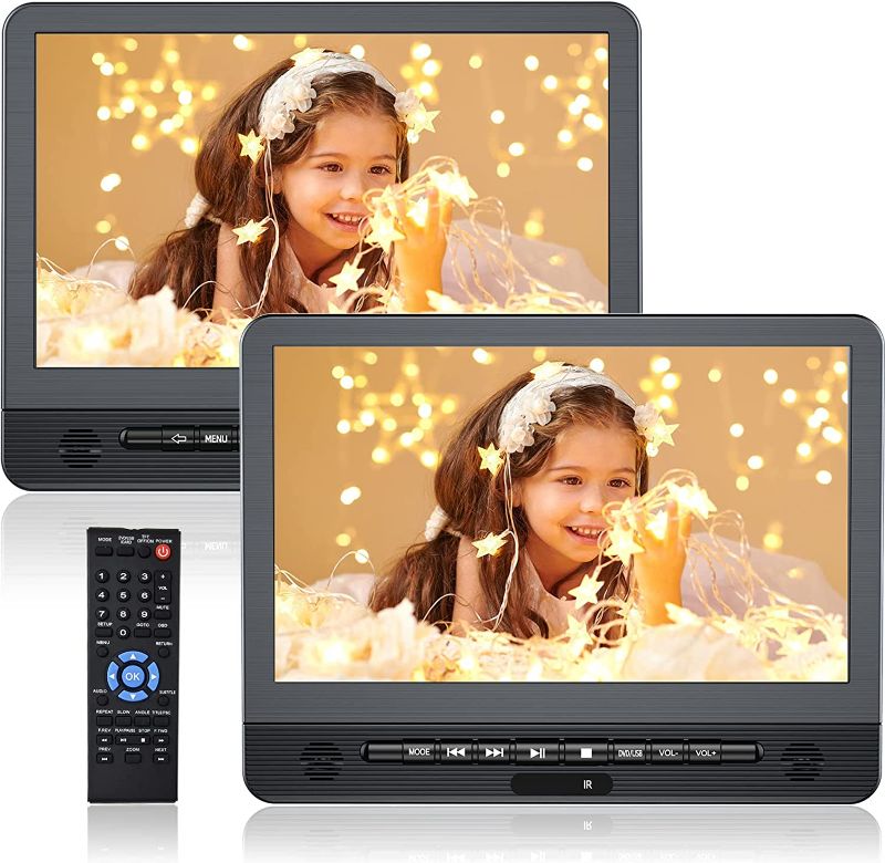 Photo 1 of Feleman 12" DUAL SCREEN DVD PLAYER FOR CARS ONLY 