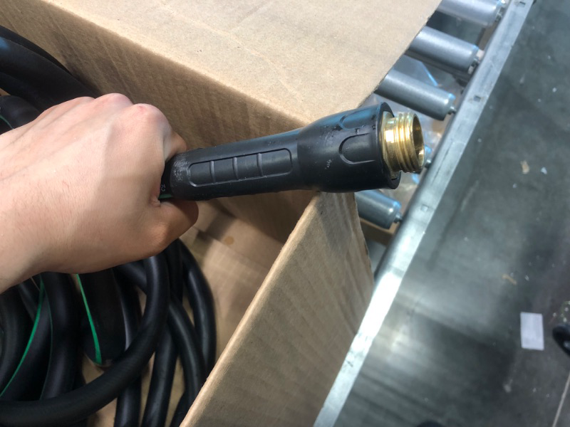 Photo 4 of EADUTY Hybrid Garden Hose, Heavy Duty, Lightweight, Flexible with Swivel Grip Handle and Solid Brass Fittings --- unknown size ---