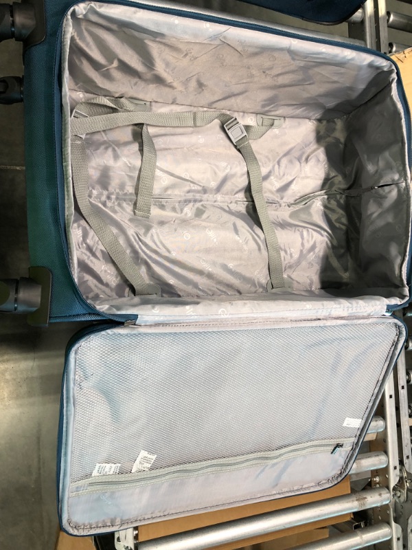 Photo 1 of Coolife Luggage 3 Piece Set Suitcase Spinner Softshell lightweight (blue+sliver) --- Does not include mini back ---