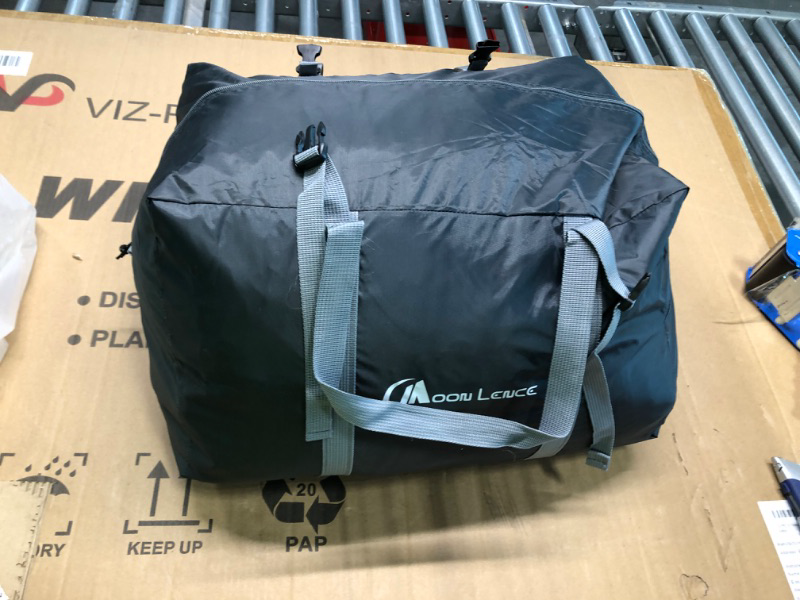 Photo 1 of Family Camping Tents, Outdoor Double Layers Waterproof Windproof with Top Roof Rainproof and Large Mesh Windows Portable Easy Set Up Camping Gear with Carry Bag for All Seasons