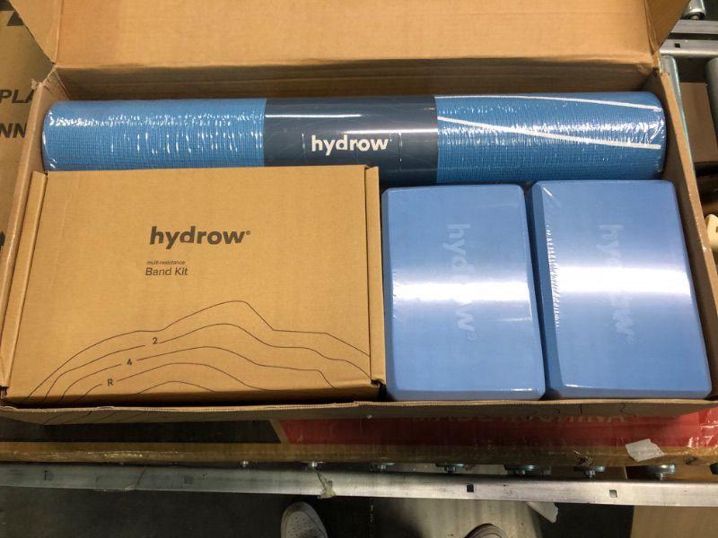 Photo 1 of Hydrow On The Mat Workout Kit - Includes Workout Mat, Yoga Blocks and Resistance Bands - Exercise Equipment for Yoga, Pilates, and Strength and Conditioning Workouts ---Factory sealed ---