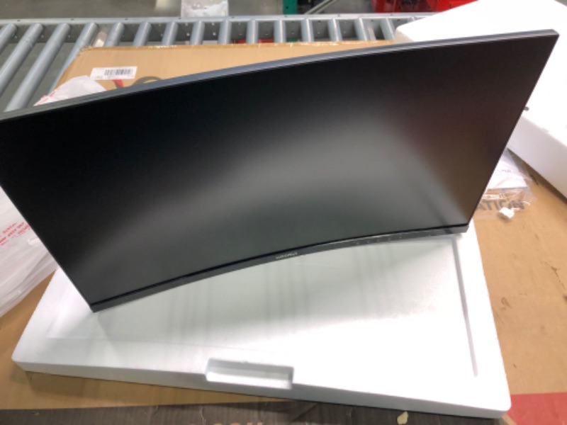 Photo 3 of KOORUI 24-Inch Curved Computer Monitor- Full HD 1080P 75Hz Gaming Monitor 1800R LED Monitor HDMI VGA, Tilt Adjustment, Eye Care, Black 24N5C 24N5C/75Hz --- Missing Stand ---