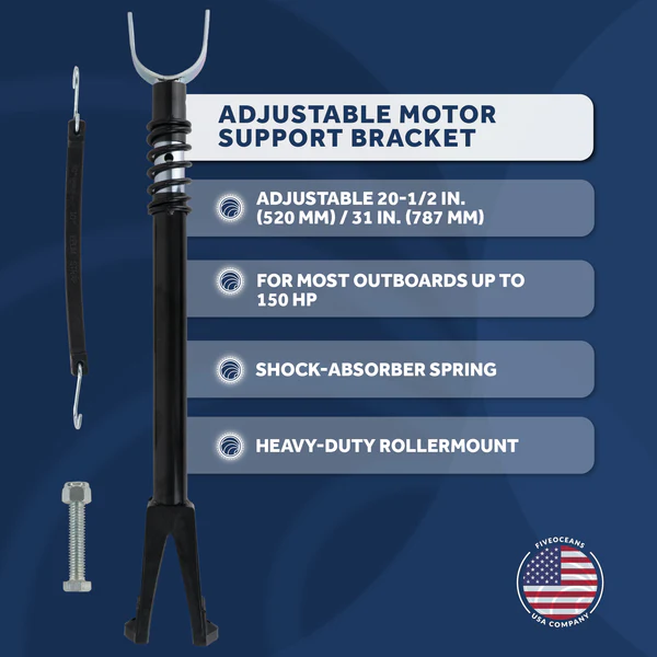 Photo 1 of Five Oceans
Transom Saver for Outboard Motor, Adjustable from 20-1/2" to 31" - FO3465