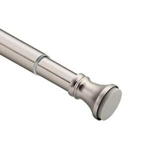 Photo 1 of Amazer Spring Tension Curtain Rod, Small Curtain Rod - 26-42 Inches --- Nickel ---