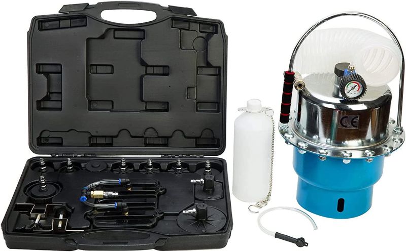 Photo 1 of 8MILELAKE Pneumatic Air Pressure Bleeder Tool Set Brake and Clutch Bleeder Valve System Kit