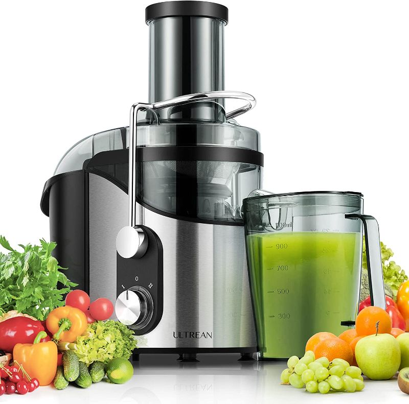 Photo 1 of Juicer Machine with Big Mouth 3” Feed Chute, Dual Speeds Centrifugal Juice Maker for Fruits and Veggies, Easy to Clean and BPA Free, 800W