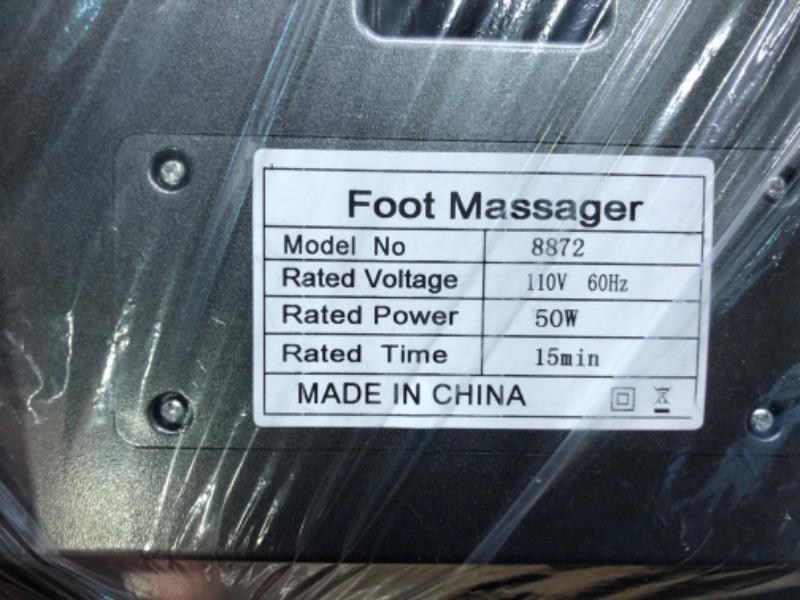 Photo 1 of TERELAX Foot Massager Machine Shiatsu Foot and Calf/Leg/Arm Massager with Heating Deep Kneading Foot Pain to Promote Blood Circulation for Men and Women Light Gray