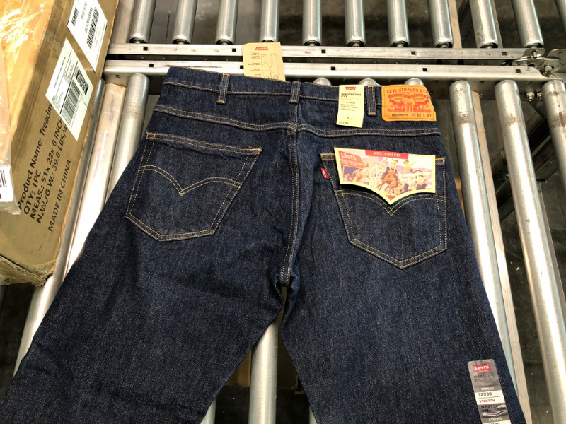 Photo 4 of Levi's Men's Western Fit Cowboy Jeans (Also Available in Big & Tall) Standard 32W x 30L On That Mountain - Stretch