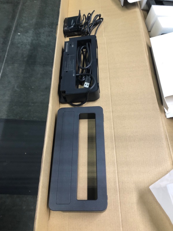Photo 1 of VAYDEER Dual Monitor Stand Aluminum Monitor Riser with Wireless Charging and 4 USB 3.0 Hub Ports Metal Strong&Sturdy for PC Monitor Laptop MacBook TV Printer Space Saving Desk Organizer Extra-Large Wireless Charger Version