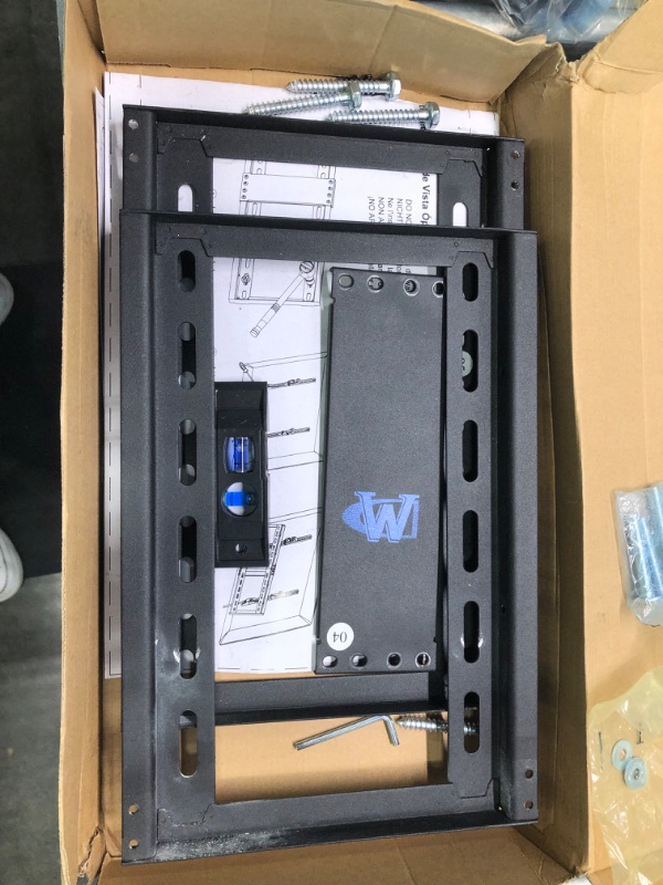 Photo 1 of Mounting Dream TV Mount for Most 37-70 Inch TV, Universal Tilt TV Wall Mount Fit 16", 18", 24" Stud with Loading Capacity 132lbs, Max Vesa 600 x 400mm, Low Profile Flat Wall Mount Bracket --- missing some hardware ---
