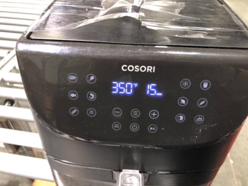 Photo 3 of COSORI Air Fryer 5.8QT Pro Gen Smart 11-in-1 Toaster Oven , 100 Recipes Cookbook, 200+ Online Recipes , APP and Touch Screen Control, Works with Alexa & Google Assistant, Dishwasher-Safe Square Basket (Black)