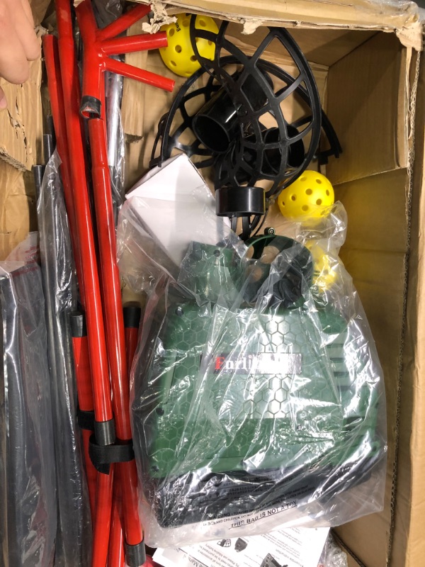 Photo 7 of Furlihong 680PBH Pickleball Starter Kit, Including Launch Machine, Ball Recycling Net, Pickleball Paddle, 3 x Pickleballs and Carrying Bag