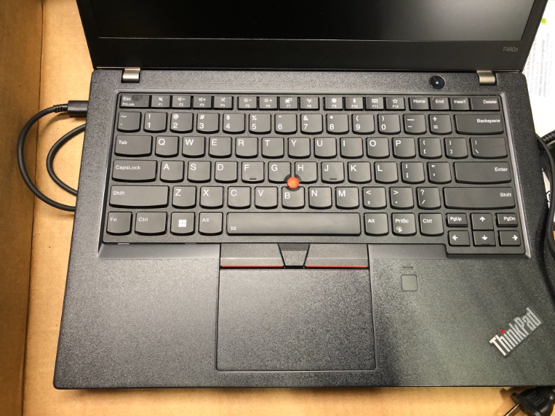 Photo 4 of Lenovo ThinkPad T480s Laptop, 14 IPS FHD (1920x1080) Matte Display, Intel Core i7-8650U 4.20 GHz, 24GB RAM, 512GB SSD, Fingerprint Reader, Supported Windows 10 Pro, Black Color, Renewed