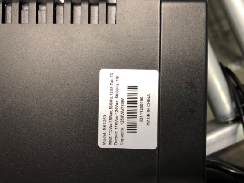 Photo 1 of SKE Battery Backup and Surge Protector 1250VA/720W UPS System Intelligent LCD 8 Outlets Uninterruptible Power Supply Units for Computer,AVR,Mini-Tower(SK1250)