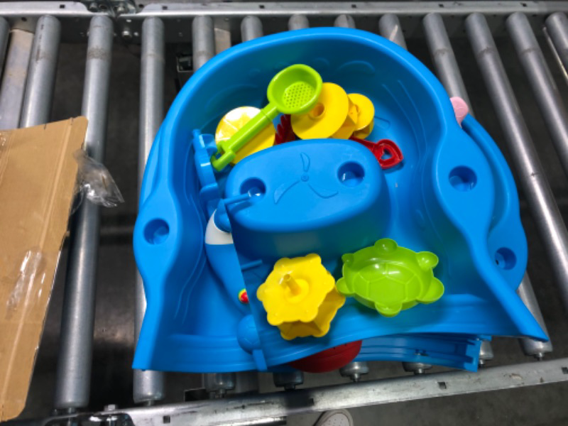 Photo 1 of TEMI Kids Sand Water Table for Toddlers, 3-Tier Sand and Water Play Table Toys for Toddlers Kids, Activity Sensory Tables Outside Beach Toys for Toddler Boys Girls Age 3-5 3-Tier Sand Water Table