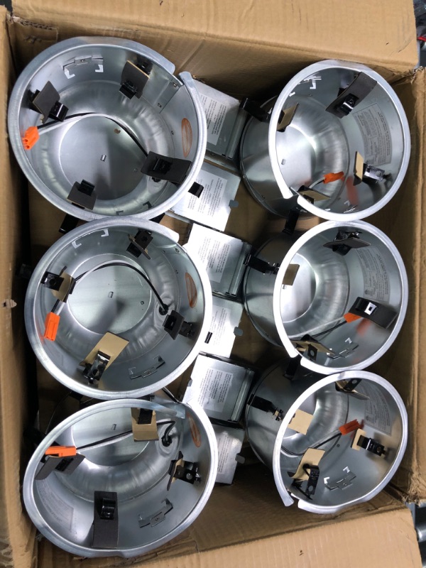 Photo 5 of 12 Pack 6 Inch Remodel Housing, Shallow Type Airtight IC Rated Recessed Can Housing with TP24 Connector for LED Recessed Downlight, ETL Listed 6 Inch 12 Pack