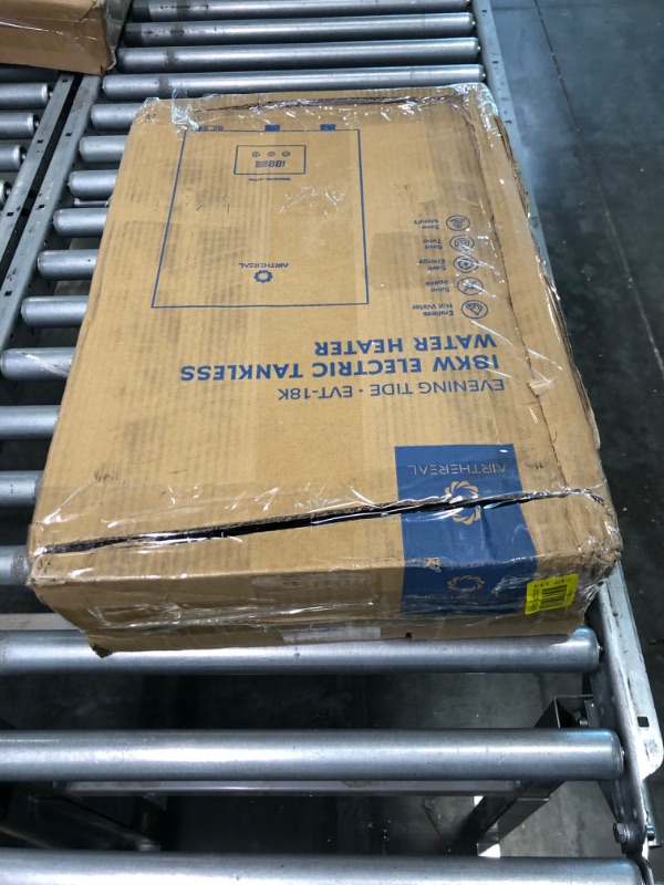 Photo 2 of Airthereal Electric Tankless Water Heater 18kW, 240Volts - Endless On-Demand Hot Water - Self Modulates to Save Energy Use - Small Enough to Install Anywhere - for 2 Showers, Evening Tide series